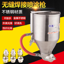 Real Stone Paint Spray Snatched Stainless Steel 9511A Silicon Algae Clay Spray Guns External Wall Paint Emulsion Paint Spray Gun Batch Soil Tools