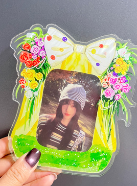 创意情侣相框磁吸亚克力冰箱贴婚礼3寸小卡拍立得相框生日礼物