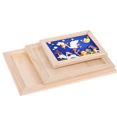 Глина, трехмерная сверхлегкая фоторамка, DIY, со снежинками, поделки ручной работы