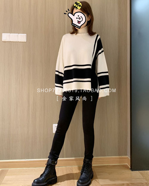 太好看了！显瘦的大廓形~~！！羊绒衫女落肩长袖直筒袖羊绒毛衣厚,淘宝优惠券,粉丝福利购,淘宝优惠卷