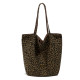 New fashionable leopard print canvas bag
