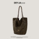 New fashionable leopard print canvas bag