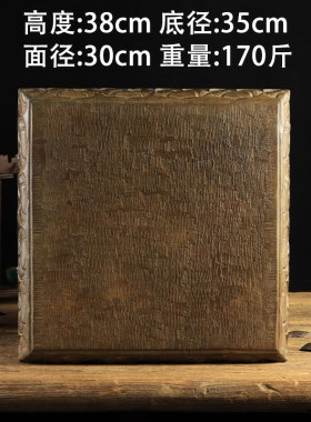 复古会所茶馆案头底座石柱摆件