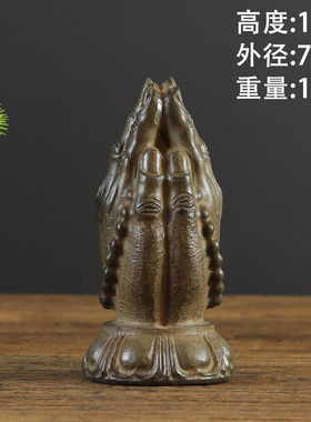 青峰工艺中式浮雕佛手仿古佛像