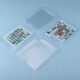 Jewelry display plate high-grade plastic transparent gem box