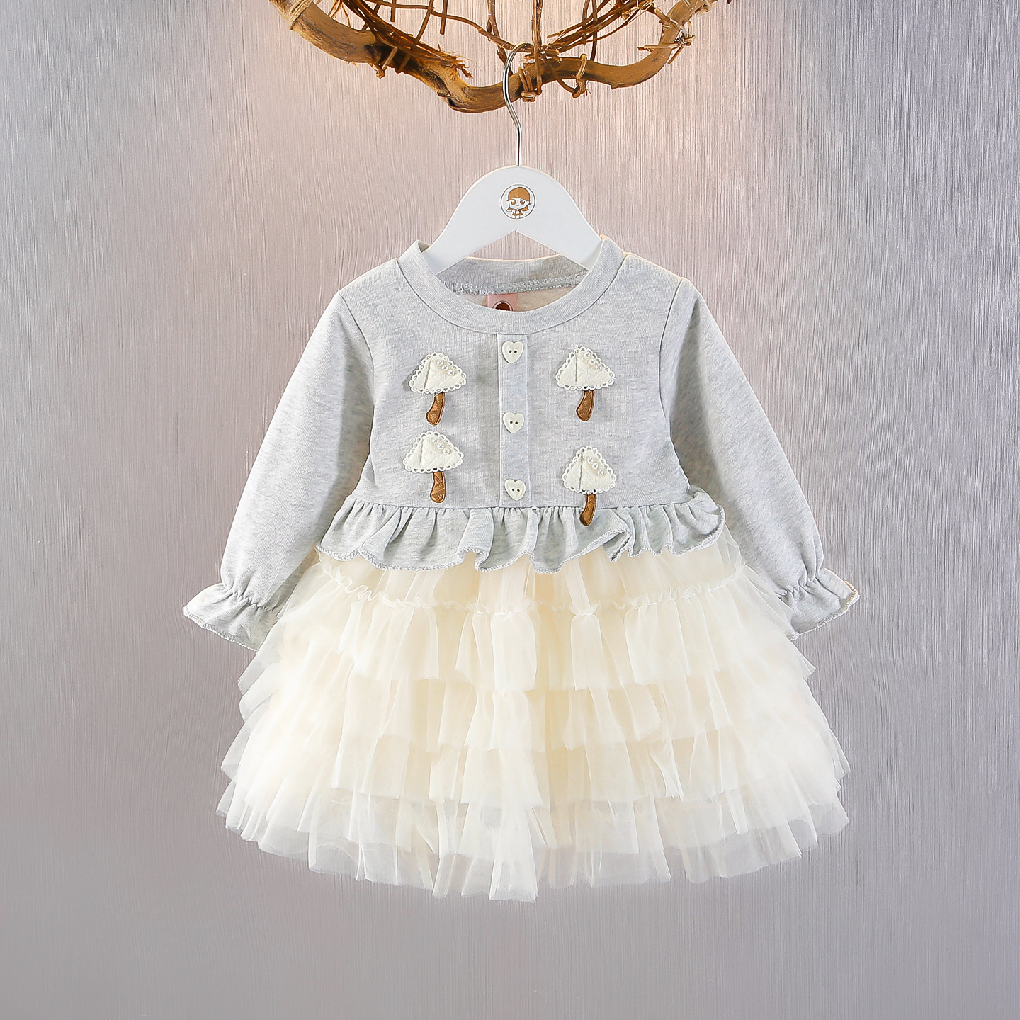 周岁宝宝洋气裙子春装2026新款儿童公主裙婴儿上衣礼服女童连衣裙,淘宝优惠券,粉丝福利购,淘宝优惠卷