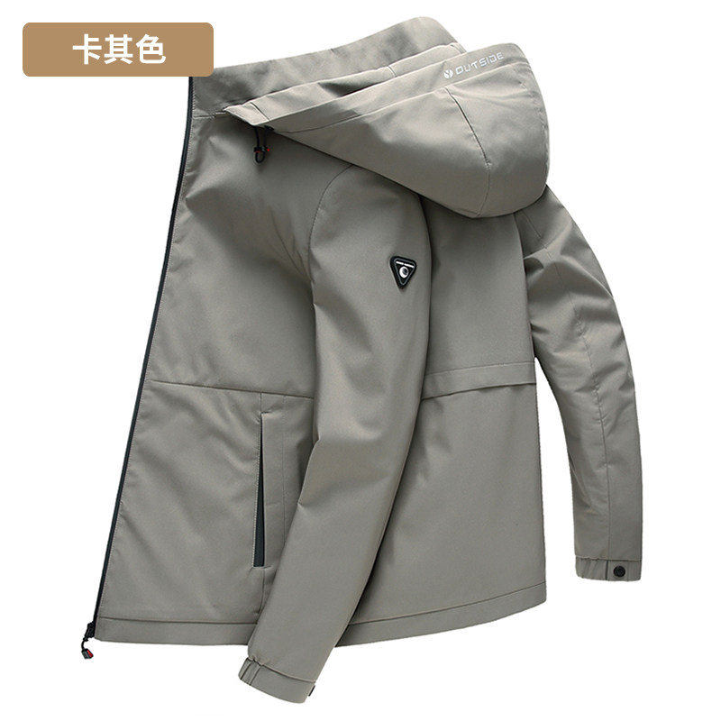 斯巴奴男装2020春秋季新款连帽夹克 斯巴奴夹克