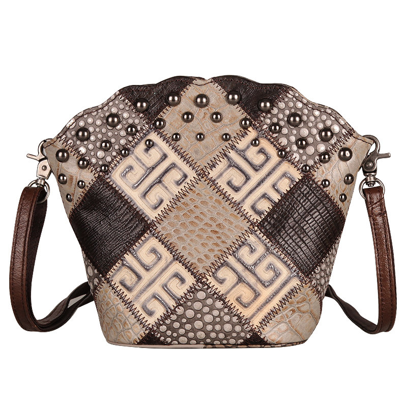 真皮女迷你复古纯手工夏单肩小包包 皮匠传奇女士包袋