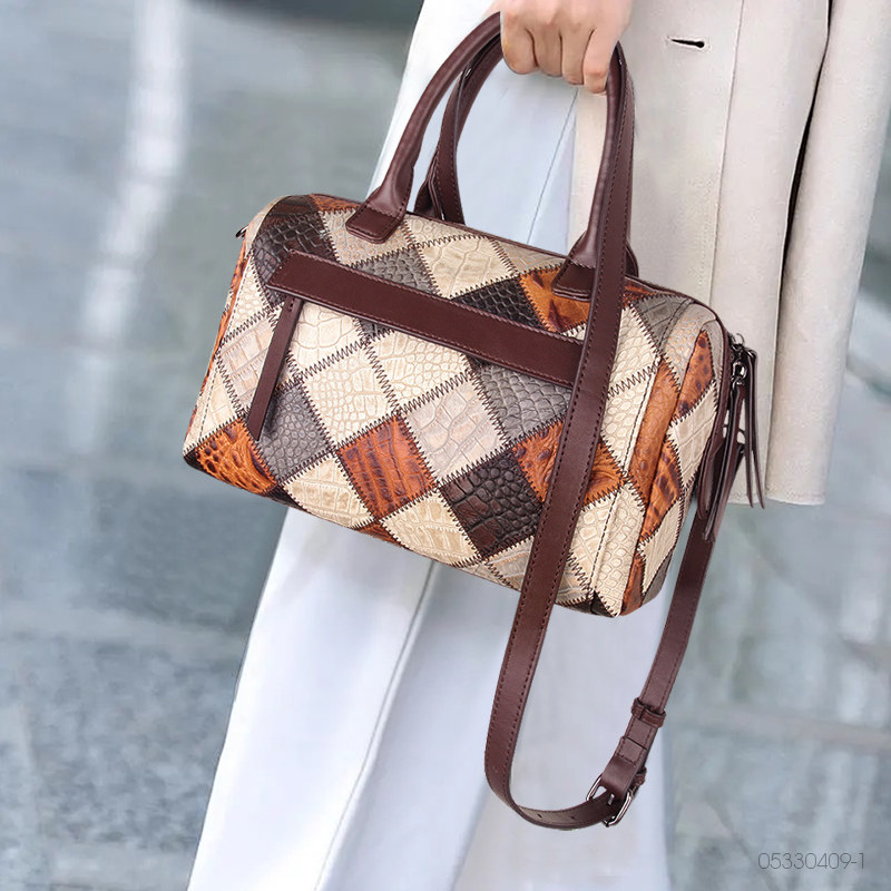 女夏2021新款真皮小众百搭波士顿包 皮匠传奇女士包袋