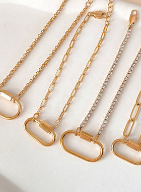 eManco欧美夏日海洋风不锈钢手链