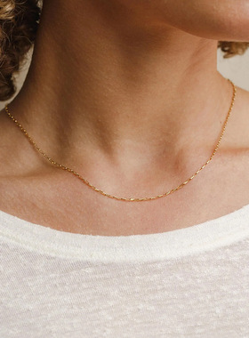 eManco欧美不锈钢镀14K金色女款