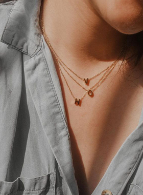 钛钢饰品批发不锈钢项链简约百搭