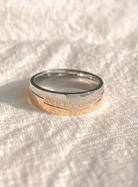 eManco日韩风双色手饰新款镶钻