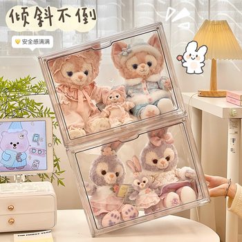 Transparent large blind box doll storage box bubble doll Matt model doll figure ກ່ອງປ້ອງກັນຂີ້ຝຸ່ນ ກ່ອງສະແດງຜົນ