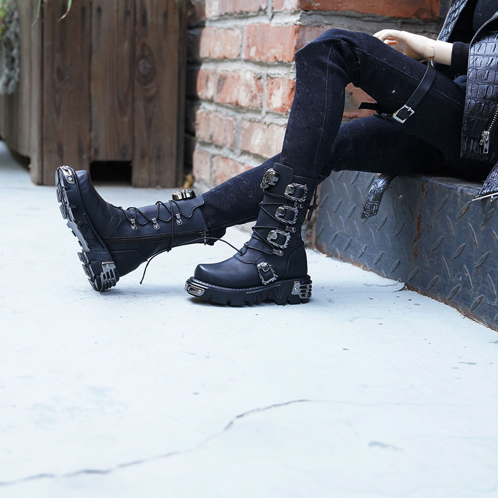 BJD娃鞋 机车风id75SD17朋克风短靴 现货,淘宝优惠券,粉丝福利购,淘宝优惠卷