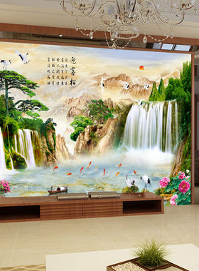 大展宏图办公室自粘墙纸防水高清