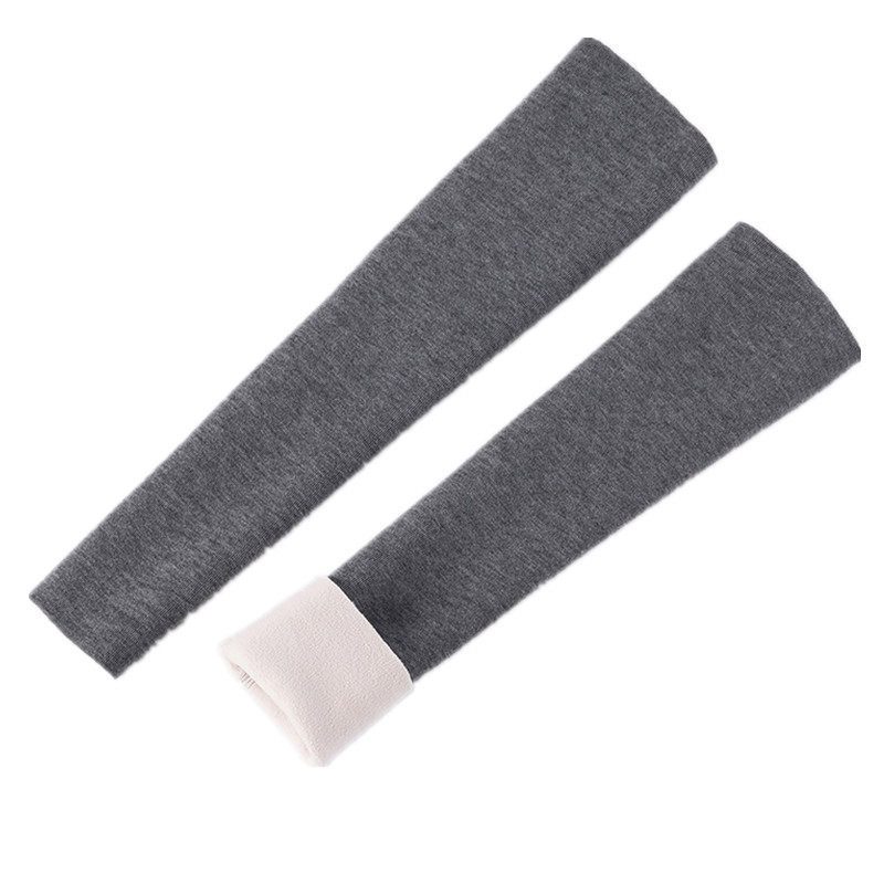 保暖套袖女男秋冬季长款护胳膊手臂套纯棉加绒护肘防寒半指手套厚,淘宝优惠券,粉丝福利购,淘宝优惠卷