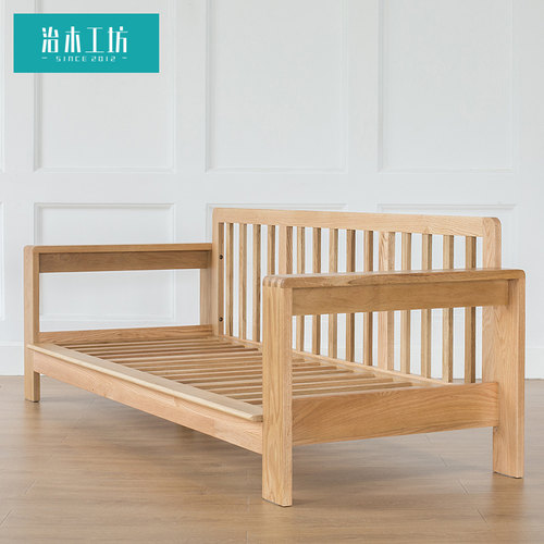 治木工坊全实木沙发橡木四人位简约现代客厅日式家具现货 - 图1