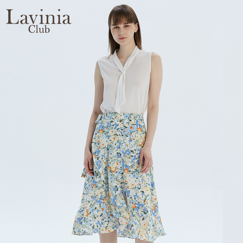 Lavinia Club拉维妮娅夏秋季新品女士吊带背心上衣打底衫无袖衬衫 - 图3