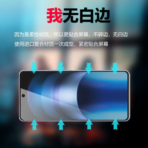 iqooneo9原装高清软膜iqooneo9spro塑料原厂出厂手机膜V2338A自带V2339A超薄pet防摔防刮非水凝普通保护贴膜 - 图2