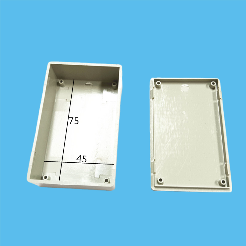 直销塑料外壳电子元件壳体仪表机壳DI接线盒公模通用A63 80x50x25 - 图2
