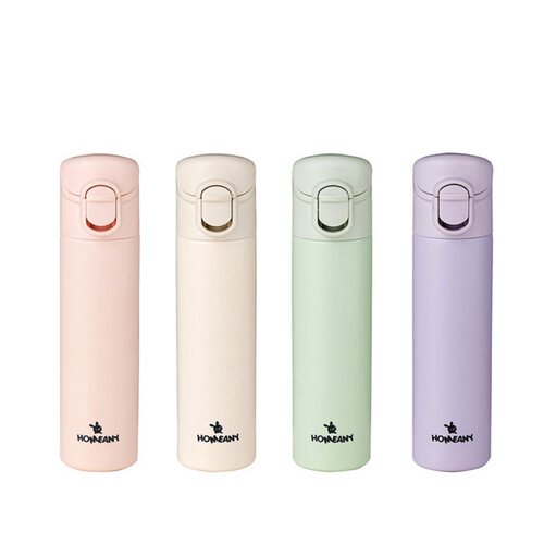 韩国进口Homeany可爱多巴胺迷你学生细长便携Onetouch保温杯180ml - 图3