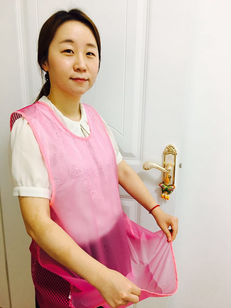 韩国进口胡可同款围裙薄款时尚餐厅餐饮厨房家用防水防油成人女-图2
