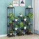 Plastic balcony pothos succulent flower stand with wheels