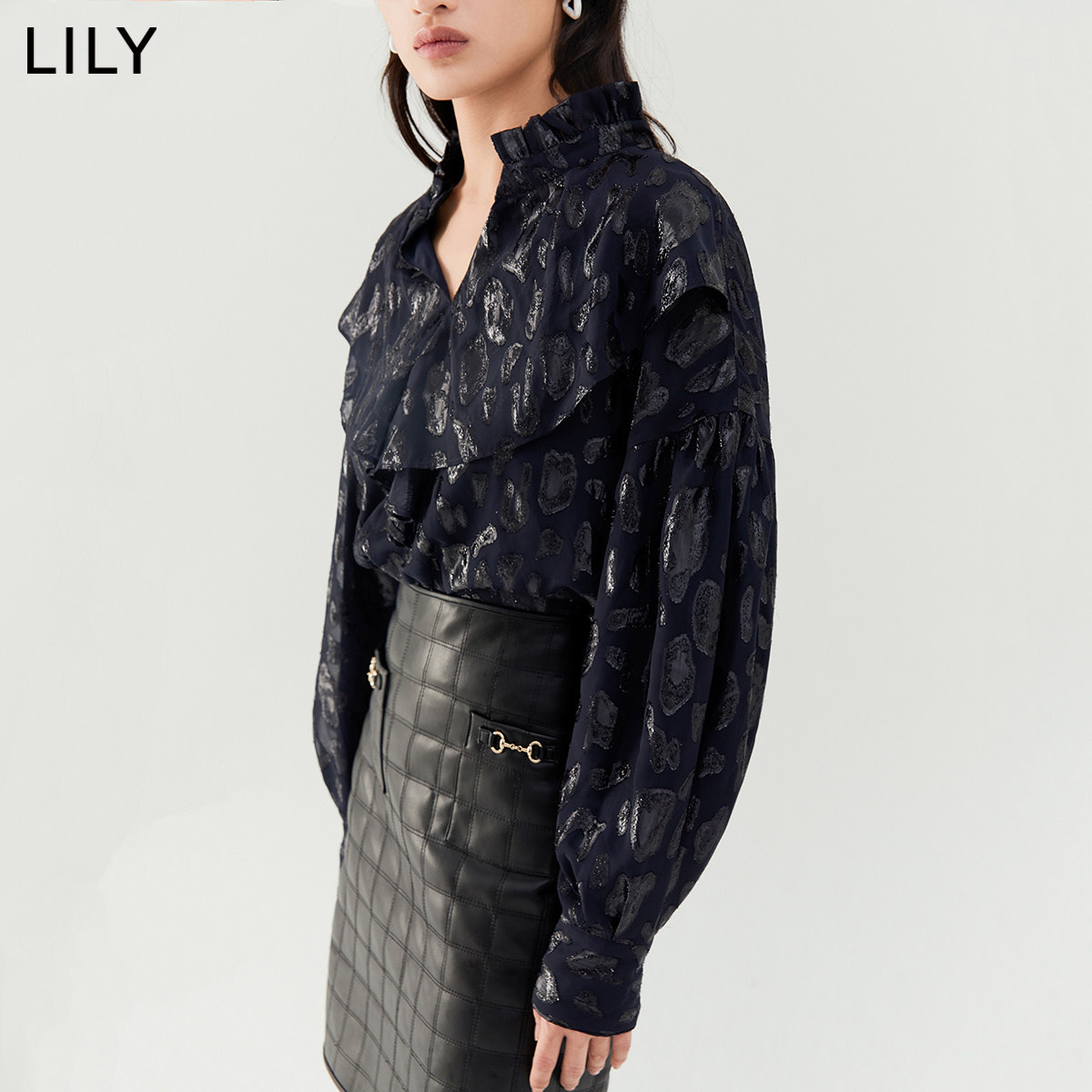  LILY蕾丝衫/雪纺衫