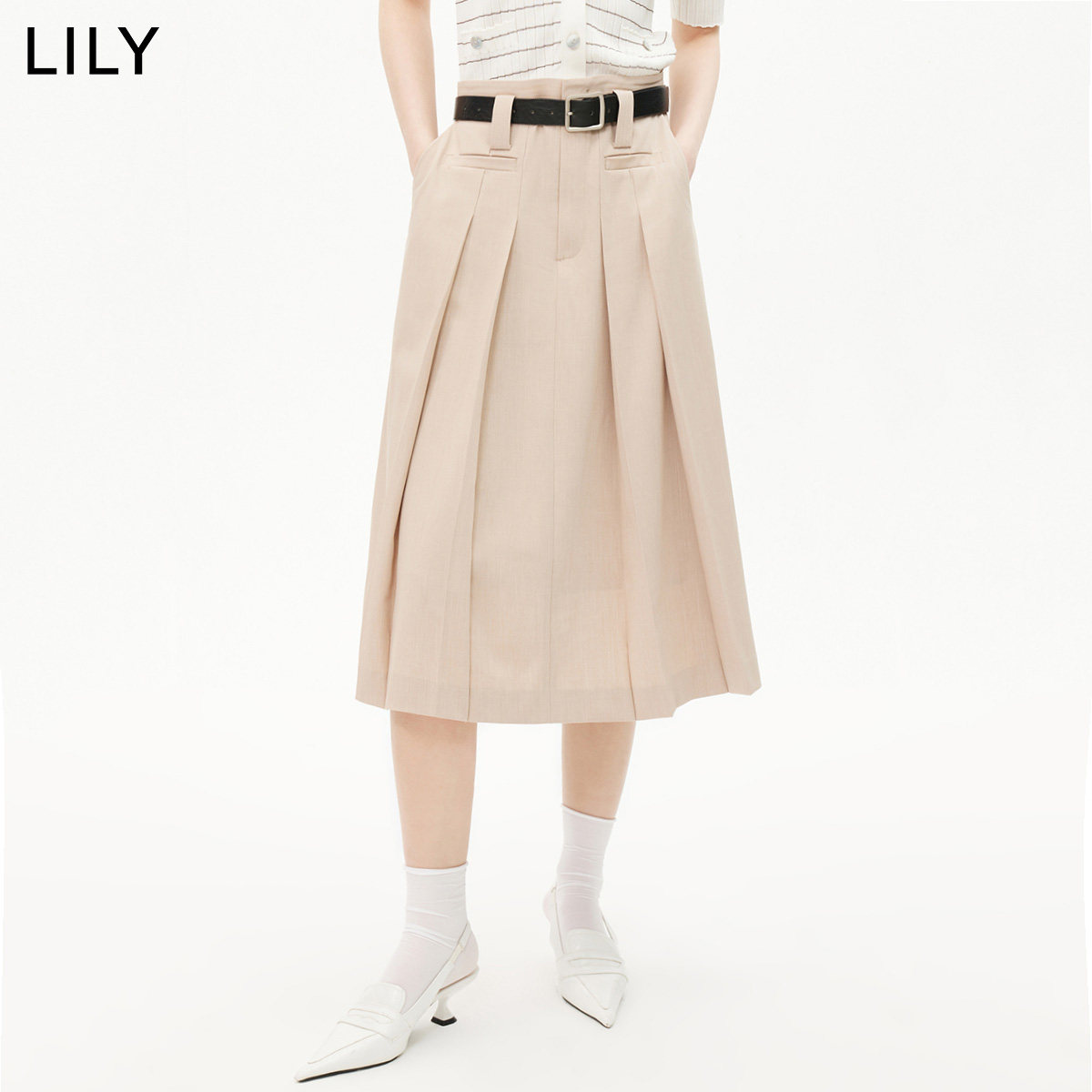 【宋茜同款】lily2023春新款半身裙 LILY半身裙