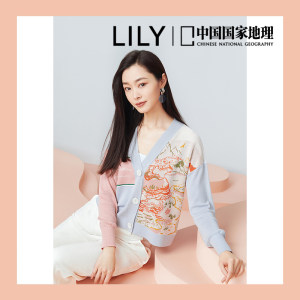 【宋轶同款】Lily2020夏季新款女装宽松薄款针织上衣开衫毛衣外套