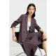 LILY Commuting Three Quarter Sleeve Women's Retro Blazer