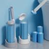 Disposable toilet brush set Bear Ears household wall-mounted brush toilet cleaning no dead ends long handle replacement brush