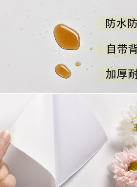 腻子白墙纸自粘温馨卧室客厅接近墙面色壁纸照片墙背景墙改色贴膜