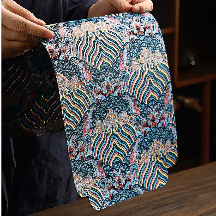 新中式双面织锦主人席禅意布艺干泡席吸水茶垫简约茶席隔热桌旗,淘宝优惠券,粉丝福利购,淘宝优惠卷