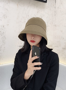 新款女渔夫帽遮阳复古百搭帽子