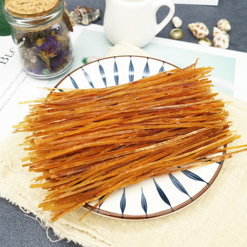 好吃的米米家龙耳丝鱿鱼耳丝细鱿鱼丝条鱿鱼干休闲低脂零食海鲜干 - 图1