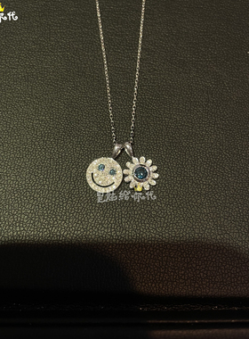 EYEFUNNY18K金钻石雏菊吊坠