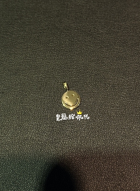 EYEFUNNY满钻石笑脸吊坠项链