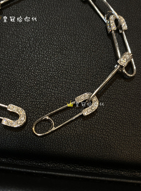 EYEFUNNY铂金镶钻别针手链