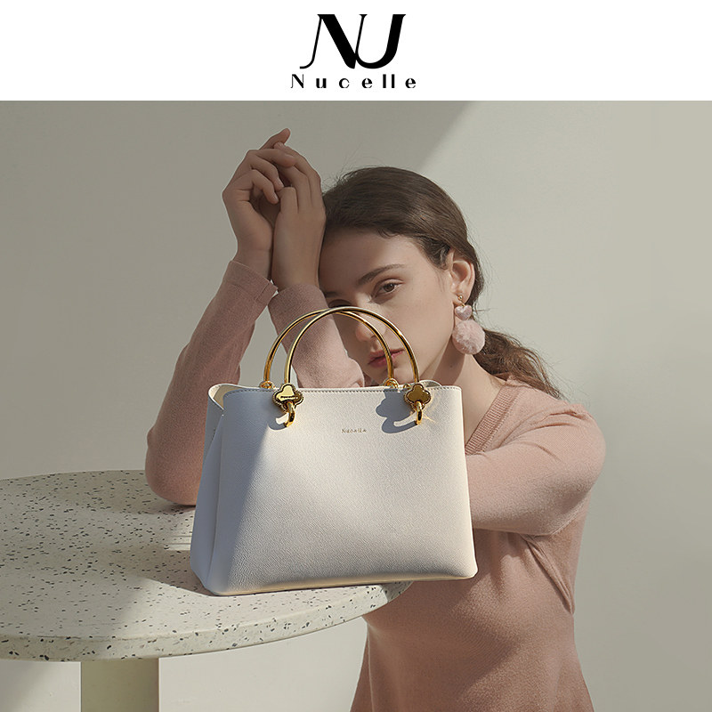 纽芝兰红色手提包2021新款感妈妈包 纽芝兰箱包女士包袋