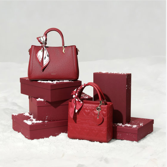Newzilan lucky red handheld wedding bag animal year