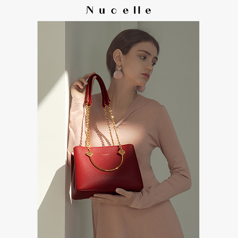 nu纽芝兰白色女2023新款2022手提包 纽芝兰箱包女士包袋