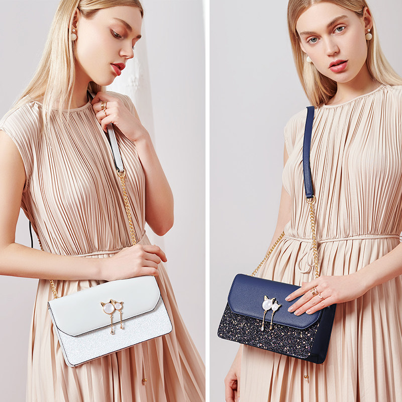 纽芝兰2020新款潮百搭小ck包包女包 纽芝兰箱包女士包袋