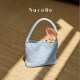 NU New Zhilan Zhiqu woven bag large capacity HOBO