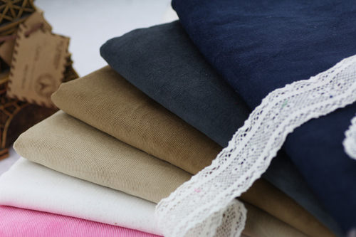 超细 柔软灯芯绒服装布料 宝宝衣物 衬衣 裙子 DIY条绒面料 宽幅 - 图0