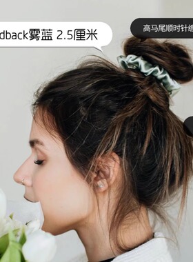 高弹真丝桑蚕丝新款手工小肠发圈