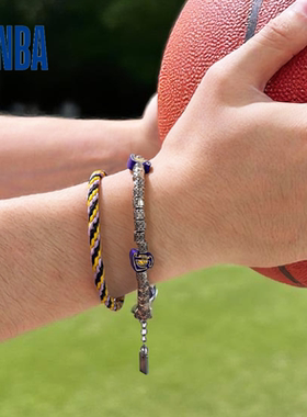 NBA官方湖人/勇士复古编织手链