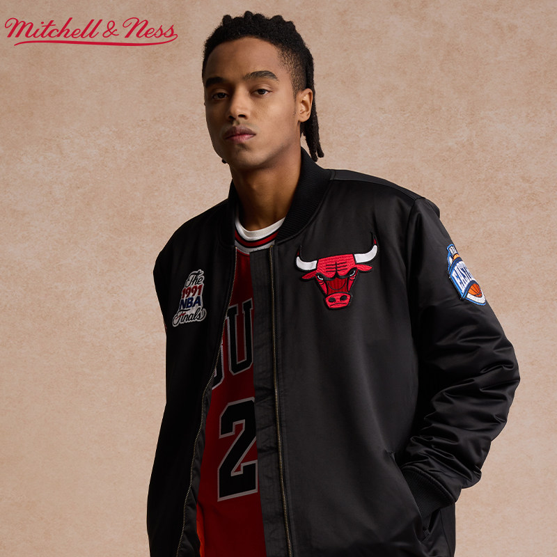 NBA官方正品mitchell&ness生活系列秋冬休闲外套夹克外套防风男女,淘宝优惠券,粉丝福利购,淘宝优惠卷