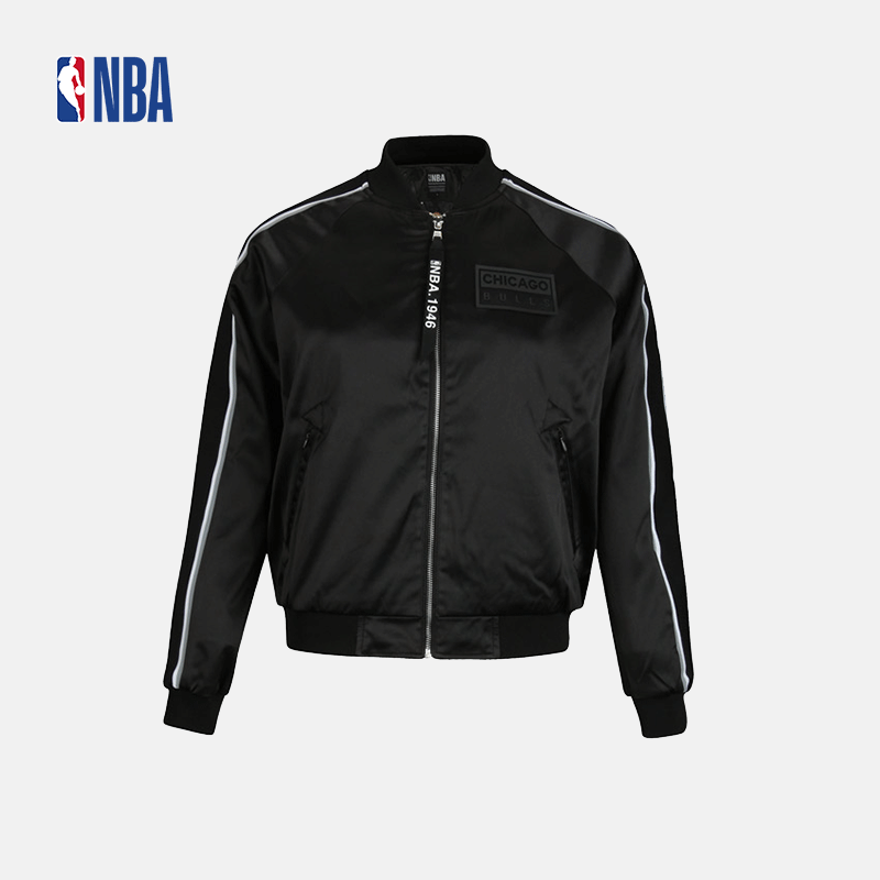 NBA Style潮流服飾 公牛隊插肩款棒球夾克 男女款